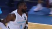 在NBA装软？艾顿代表巴哈马打FIBA各种暴扣 硬得就像奥尼尔😍